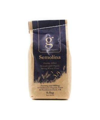 Gilchesters Organic Semolina Fine Wheat Flour 500g