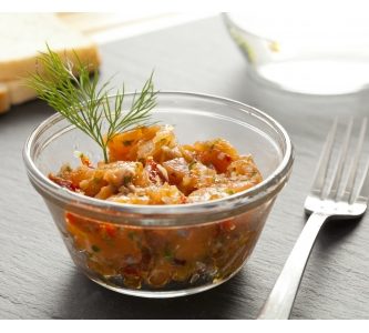Tartare de saumon à la provençale