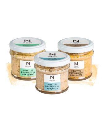 Trio de Rillettes d'esturgeon