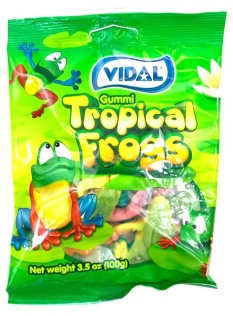 Vidal Gummi Tropical Frogs