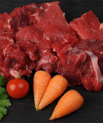 Viande à bourguignon (paleron, jumeau, collier, gîte, macreuse)