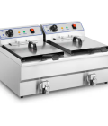 Friteuse électrique — 2 x 16 litres — 400 V
