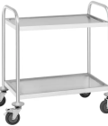 Chariot de service - 2 étagères - 150 kg max.