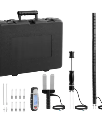 Humidimètre - 1 - 75 % - Électrode marteau - Mallette