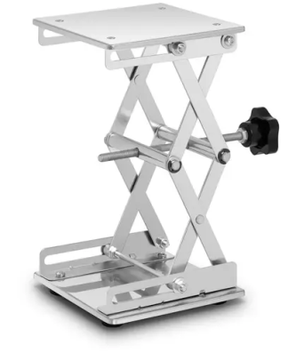 Table élévatrice de laboratoire - 15 x 15 cm