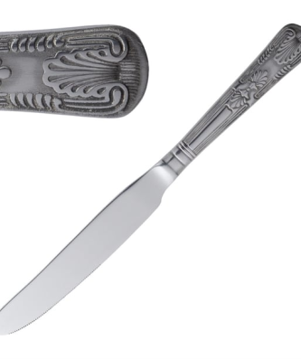 Couteau à dessert manche plein Olympia Kings (lot de 12)