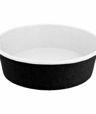 Bol salade rond kraft noir 500 ml - par 50
