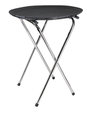 Support plateau chromé pliant Kristallon