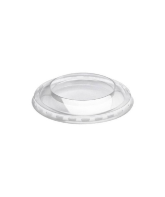 Couvercle plat plastique pour pots à dessert Servipack 100, 160, 200 et 250 ml - par 1000