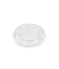 Couvercle plat plastique transparent avec croisillon pour shakers smoothie - par 50