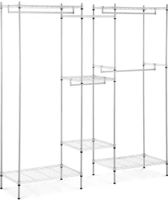 Portant à vêtements - 190 x 45 x 195 cm - 210 kg - Royal Catering