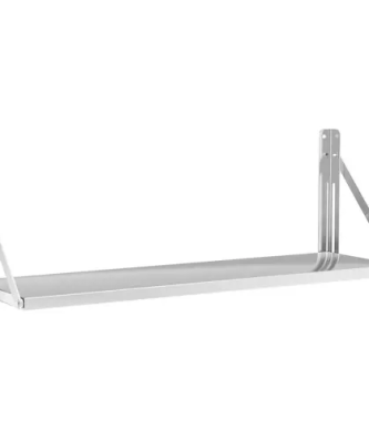Étagère murale pliable - Acier inoxydable - 80 x 30 cm - 40 kg
