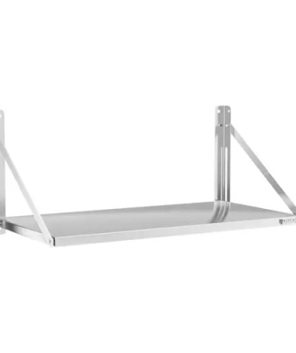 Étagère murale pliable - Acier inoxydable - 100 x 45 cm - 40 kg