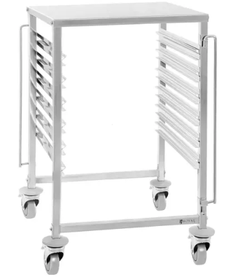 Chariot de transport - jusqu'à 6 bacs GN 2/1