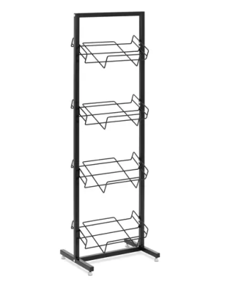 Présentoir fruits et légumes pour 4 paniers - noir - Royal Catering