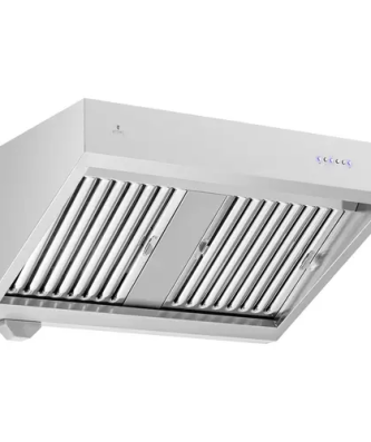 Hotte aspirante professionnelle avec moteur - 100 cm - 1000 m³/h - Royal Catering