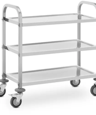 Chariot de service - 3 plateaux - 73 x 38 x 3 cm - 81 kg - Royal Catering