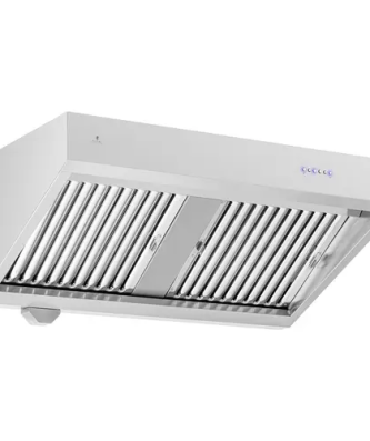 Hotte aspirante professionnelle avec moteur - 120 cm - 1000 m³/h - Royal Catering