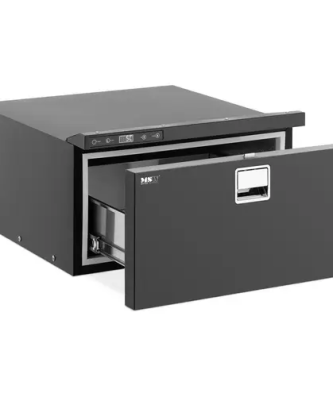 Frigo de voiture / congélation - Avec tiroir - 12 / 24 V - 40 L - Acier