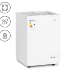 Congélateur vitré - 100 L - verrouillable - Royal Catering