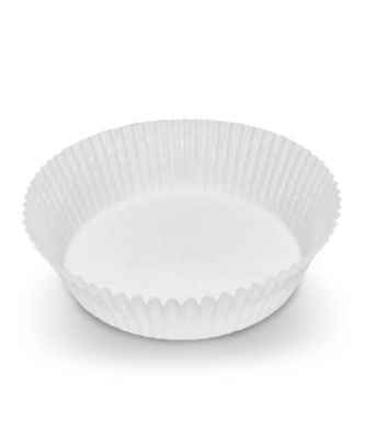 Caissette plissée ronde blanche 8,9 x 3 cm (n°1209) - par 1000