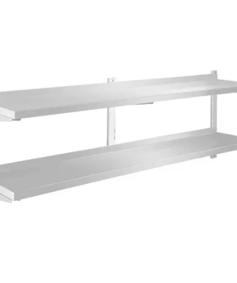 Étagère murale - 2 plateaux - 160 cm