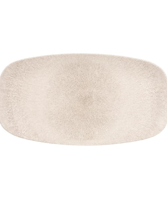 Assiettes oblongues Churchill Studio Prints Raku Agate Grey 355mm (Lot de 6)