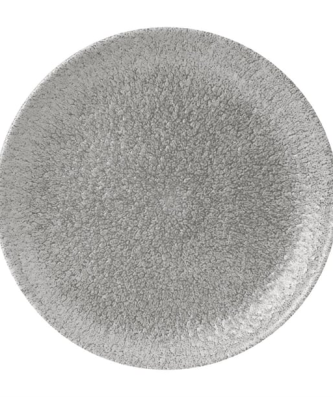 Assiettes rondes Churchill Raku Jasper Grey Evolve 217mm (Lot de 12)