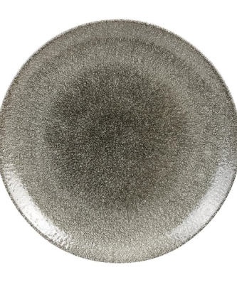 Assiettes rondes Churchill Studio Prints Raku Quartz Black 288mm (Lot de 12)