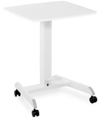 Table pour ordinateur portable - 60 x 52 cm - 4 roulettes - Hauteur : 760 - 1 130 mm