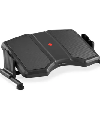 Repose-pieds bureau - 42 x 30 cm - Hauteur et angle d'inclinaison réglables