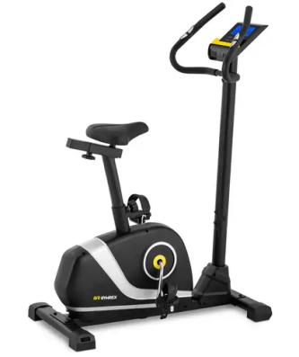 Vélo d'intérieur - Roue d'inertie de 4 kg - Supporte jusqu'à 110 kg - Écran LCD - Hauteur de 76 - 93,5 cm