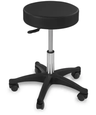 Tabouret de bureau Aversa - noir