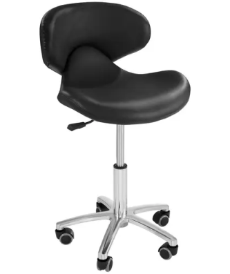 Fauteuil coiffure - 440 - 570 mm - 150 kg - Noir