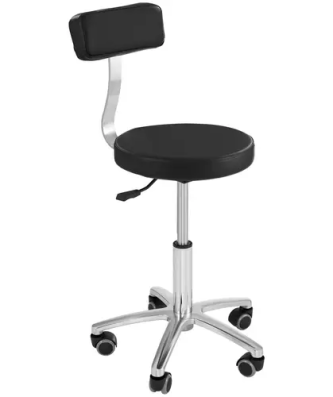 Fauteuil coiffure - 445 - 580 mm - 150 kg - Noir
