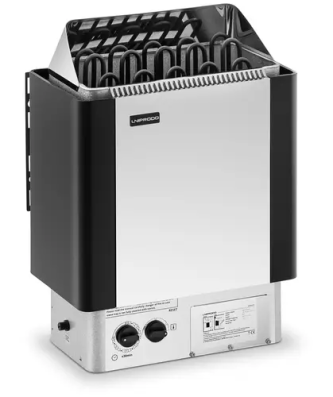 Poêle pour sauna - 9 kW - 30 à 110 °C - Unité de commande comprise