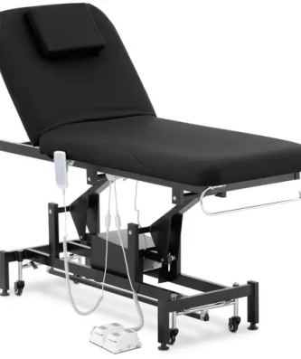 Table de massage électrique - 2 moteurs - 200 kg - Noir