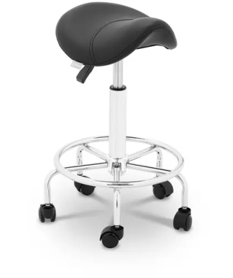 Siège-selle - 555 - 695 mm - 150 kg - Noir