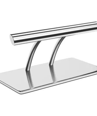 Repose-pieds de coiffure - Inox - 35 cm - Tube ovale