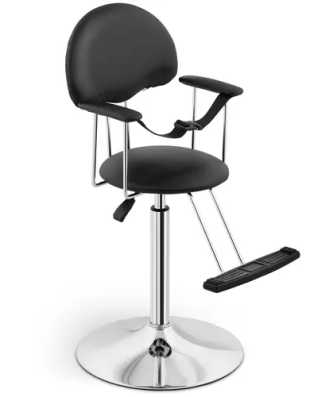 Fauteuil de coiffure pour enfants - 100 kg - Noir