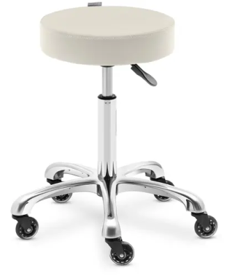 Tabouret de coiffure - 540 - 720 mm - 150 kg - Beige