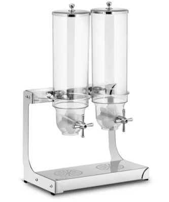 Distributeur de céréales - 2 x3,5 l - 2 récipients