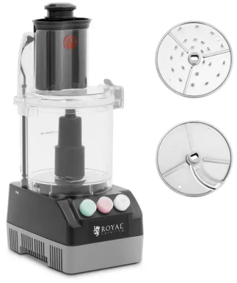 Robot de cuisine - 600 W - divers inserts - 3L - poussoir