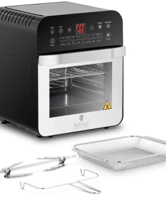 Four à convection - 1 600 W - 13 programmes - Grille, plaque, broche et lèchefrite comprises