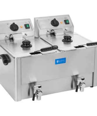 Friteuse électrique - 2 x 13 litres - Thermostat EGO