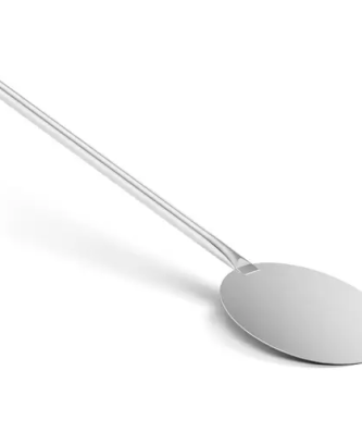 Pelle à pizza inox - 100 cm de long - 30 cm de diamètre