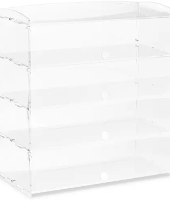 Vitrine d'exposition - Acrylique - 4 étagères - Royal Catering