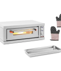 Four à pizza électrique - 1 chambre - 3200 W - Ø 40 cm - pierre réfractaire - Royal Catering