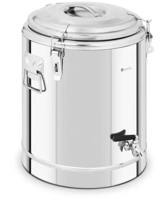 Conteneur isotherme - 22,5 L - avec robinet de vidange