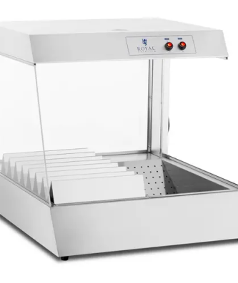 Chauffe-frite - 600 W - Royal Catering - Avec pont thermique et support pour 7 sachets à frites